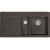 Zlewozmywak ceramiczny Franke MYTHOS MTK 651-100 LEWA STRONA GRAFITOWY 124.0379.867